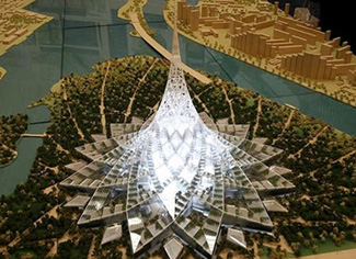 Комплекс Кристалл уникален с точки зрения архитектуры