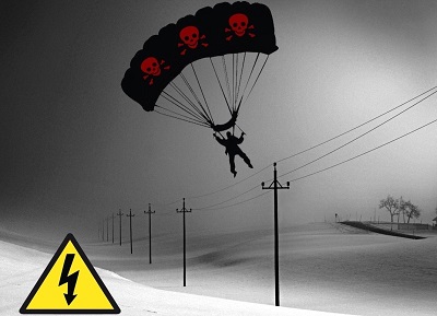 «Нижновэнерго» предостерегает от появления парашютов смерти вблизи ЛЭП