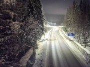 Федеральная трасса «Сортавала» получила дорожное освещение на российско-финской границе