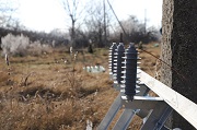 Для Урожайновского сельского поселенияв Крыму смонтировали ТП и установили 13 опор ЛЭП
