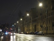 На улице Профессора Качалова в Петербурге установлены осветительные приборы нового поколения