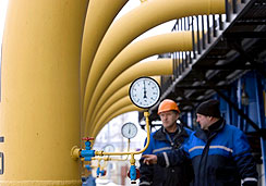 Россия и Белоруссия подписали соглашение о поставках газа в 2009 году