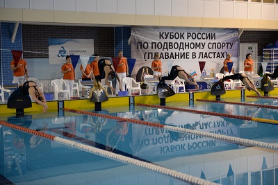В бассейне Белоярской АЭС установили рекорд России по подводному плаванию в ластах