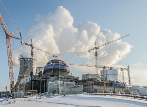 В здание реактора строящегося энергоблока №2  ЛАЭС  доставлена стотонная крышка
