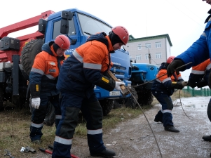 Около 10 тысяч жителей Рязанской области лишились электричества из-за снегопада
