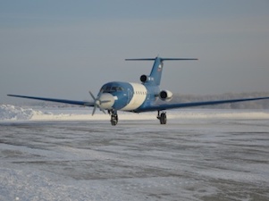 В Новосибирске испытали самолет со сверхпроводящим электроавиадвигателем