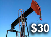 Нефть не опустится ниже $30 за баррель