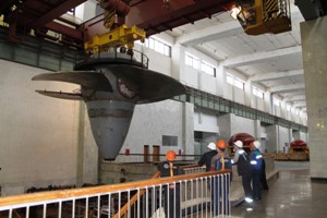 Масштабную реконструкцию на  Чебоксарской ГЭС  завершили вводом в эксплуатацию гидроагрегата № 5