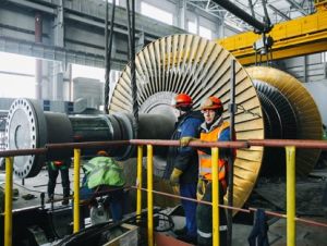 Сборка турбогенератора на энергоблоке №2 Нововоронежской АЭС–2 займет около двух месяцев