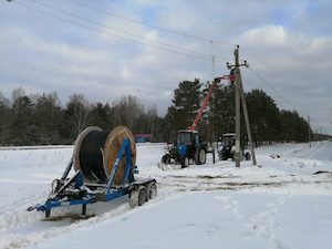 «Молодечненские электрические сети» обновляют ЛЭП 10 кВ