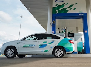 С 2012 года в России количество станций для заправки автомобилей природным газом выросло в три раза