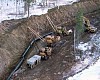Талая вода затрудняет ремонт газопровода «Парабель – Кузбасс»