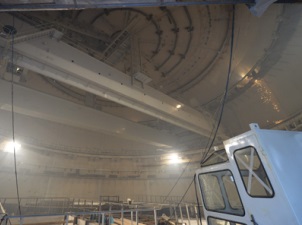 На строящемся энергоблоке №4 Ростовской АЭС готовятся к испытаниям полярного крана
