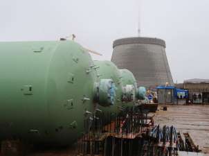 На строящемся энергоблоке №2 Ленинградской АЭС-2 установлено первое оборудование систем безопасности