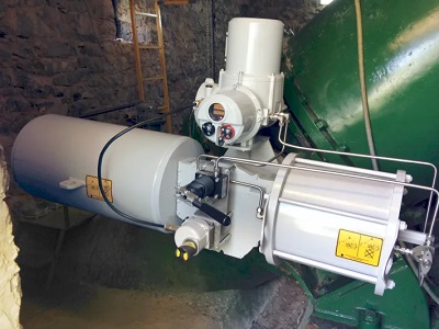Электрогидравлический привод Rotork  установлен на гидроэлектростанции в горах испанского хребта