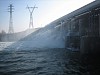 Новосибирская ГЭС продолжает холостые сбросы воды