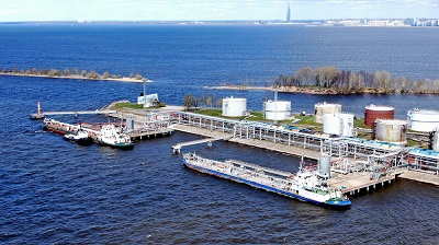 На Петербургском нефтяном терминале стартовал сезон речной навигации   