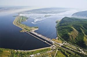 Жигулевская ГЭС закрыла плотину