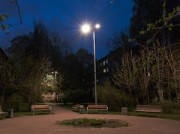 «Ленсвет» реконструировал освещение в квартале у станции метро «Старая Деревня»