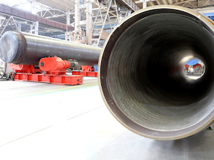 Петрозаводскмаш выполнил наплавку заготовок для трубопровода китайской АЭС «Сюдайпу»