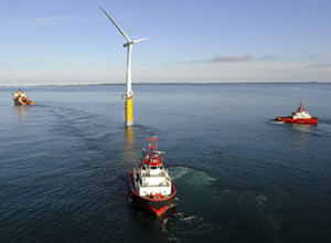 Норвегия начинает использовать плавающие ветряные установки