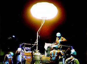 Мягкие прожектора – световые шары и башни