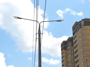МОЭСК реализовала в Долгопрудном пилотный проект по монтажу светильников наружного освещения