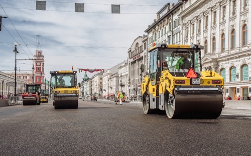 Битум «Газпром нефти» покрыл дороги и новые развязки Санкт-Петербурга к Чемпионату мира по футболу 2018