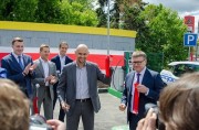 К ЧМ по футболу FIFA 2018 на съезде с Ленинградки в сторону  «Шереметьево» открылась первая  быстрая «зарядка» для электромобилей