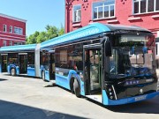 «Мосгортранс» выведет на маршруты Москвы электробус-гармошку