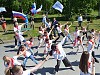 Новосибирская ГЭС организовала танцевальный флешмоб к Дню России