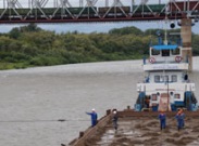 «Башкирэнерго» восстановило ЛЭП, проврежденную баржей на реке Белая