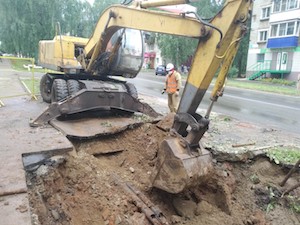 «Кировская теплоснабжающая компания» реконструирует магистральную теплотрассу в Кирово-Чепецке