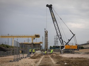На стройплощадке АЭС «Пакш» в Венгрии сооружают противофильтрационную завесу