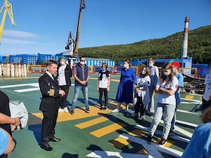 Росатомфлот посетили победители проекта «Юный полярник»
