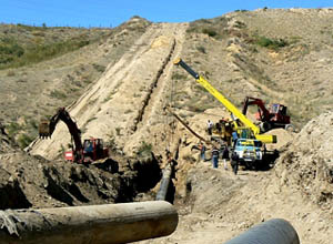 Завершен ремонт газопровода Арарат-Ереван