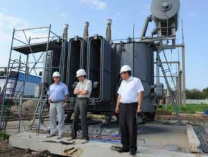 «Тульские электрические сети» установили силовой трансформатор Т-3 на подстанции 110 кВ «Мясново»
