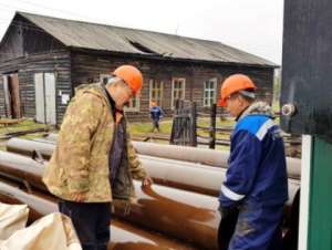 В якутском селе Сырдах строят новую котельную взамен сгоревшей
