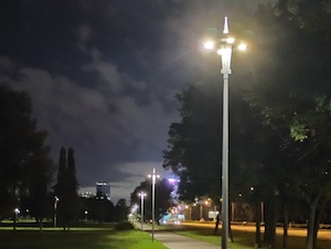 «Ленсвет» установил в Пулковском парке 486 осветительных комплексов