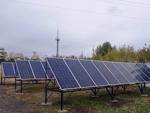 «Мордовэнерго» смонтировало гибридную солнечную электростанцию