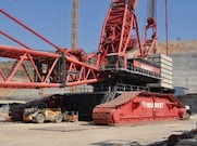 На стройплощадке АЭС «Аккую» смонтирован второй самоходный строительный кран