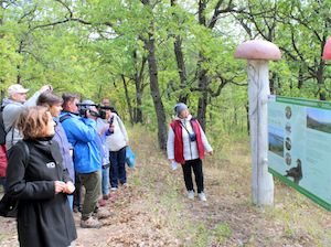 Гидроэнергетики помогли обновить экомаршрут «Елшанский хребет» в Хвалынском национальном парке