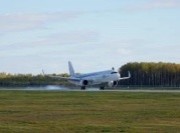 Новый аэропорт Тобольска принял первый пассажирский рейс