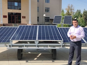 В Узбекистане создана малая мобильная гибридная солнечная фотоэлектрическая станция