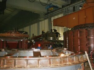 На Колымской ГЭС завершен демонтаж гидроагрегата №5