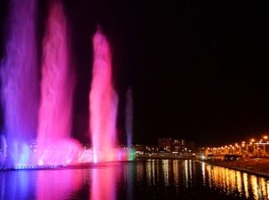 «Чеченэнерго» обеспечило электроснабжение самого большого в мире цветомузыкального фонтана в Грозном
