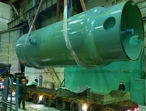 Петрозаводскмаш отгружает емкости системы безопасности для Курской АЭС-2