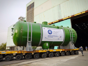 Атоммаш отгрузил комплект атомного оборудования для строящейся в Бангладеш АЭС «Руппур