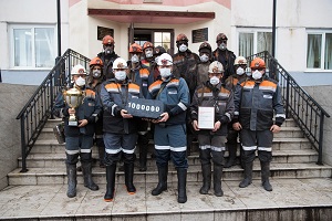 Бригада Олега Басманова шахты «Есаульская» добыла 1 млн тонн угля