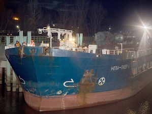 Последнее судно навигационного сезона доставило груз для строящегося завода «Нижнекамскнефтехима»